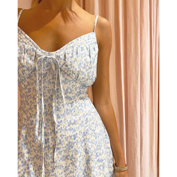 Saint Armont Reve Strappy Delicate Floral Mini Dress US 8 - Picture 13 of 13